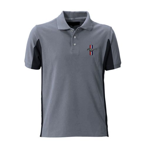 Apparel polo shirt performance tri-bar running horse xx-large