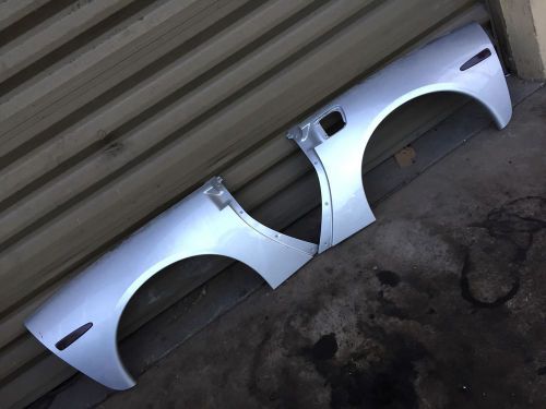 05-13 corvette c6 oem rear fender quarter panels pair silver l&amp;r used oem gm