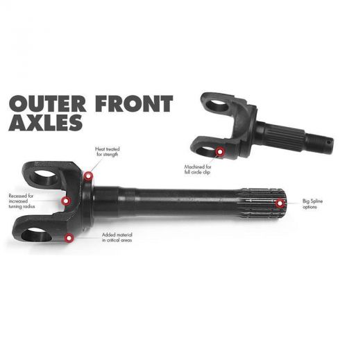 G2 axle and gear d30/44 outer shaft jeep cj/scout 97-2032-001