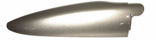 99 00 cadillac escalade--left front roof luggage rack end trim cap, pewter