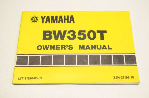 New oem yamaha bw350t owner's manual nos