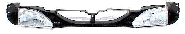 2 headlights w header panel new 94-98 mustang fast ship