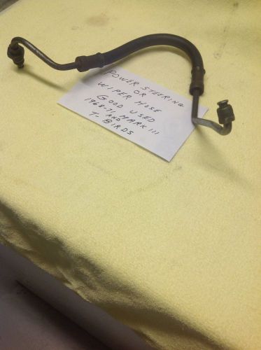 Power steering or wiper hose good used for 1968-71 lincoln mark iii and t-birds