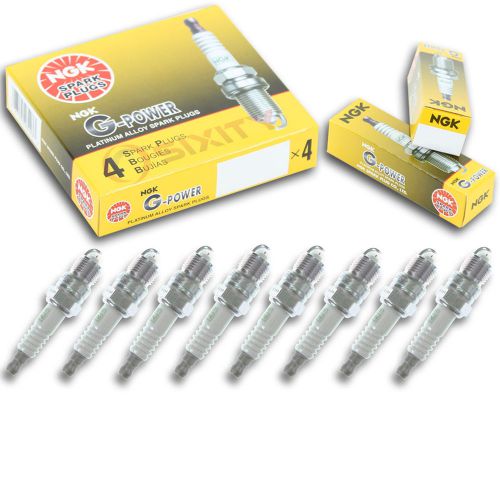 8pcs ngk 7966 g-power ur6gp inboard marine spark plug tune up kit set ck