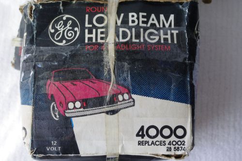 Ge 4000 round low beam headlight   12v