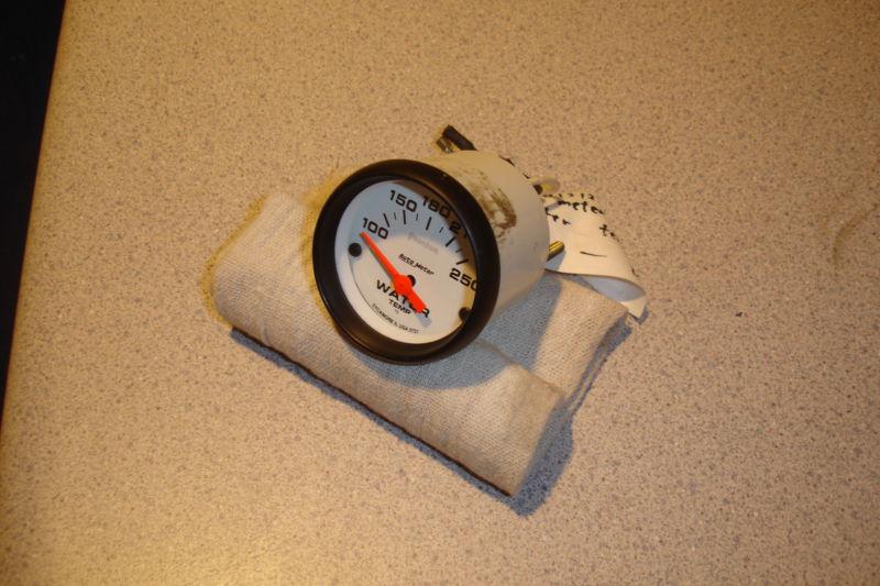 Find USED AUTOMETER AUTO METER PHANTOM WATER TEMP GAUGE 2 1/16 DIA