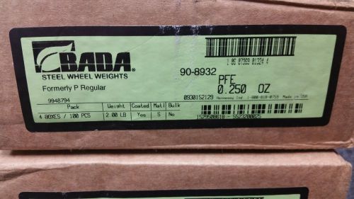 Bada steel wheel weights 9948794  pfe 0.250 oz (4 boxes 1 case 100 pcs)
