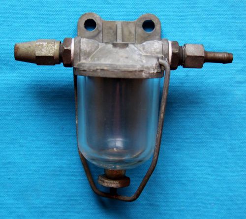 Ac glass sediment fuel filter , glass bowl - vintage