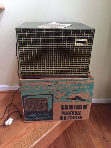 Vintage 1950s portable swamp cooler eskimo evaporative air cooler mcgraw-edison