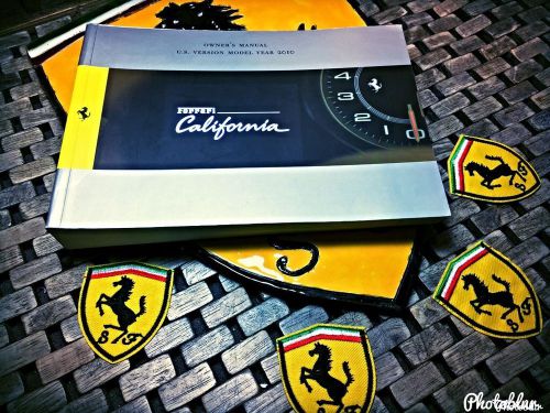 2010 ferrari california owners manual fast ship **clean** ((buy oem))