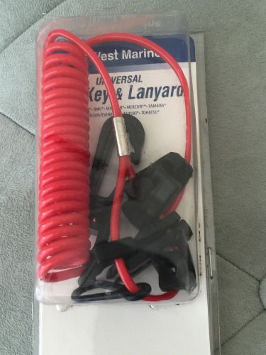 Universal boat ignition safety kill key&amp;lanyard 7 keys