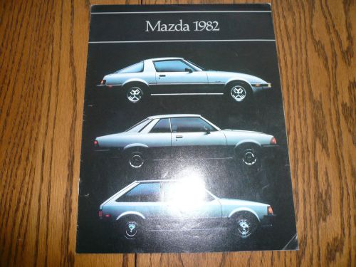 1982 mazda glc rx-7 626 sales brochure - vintage