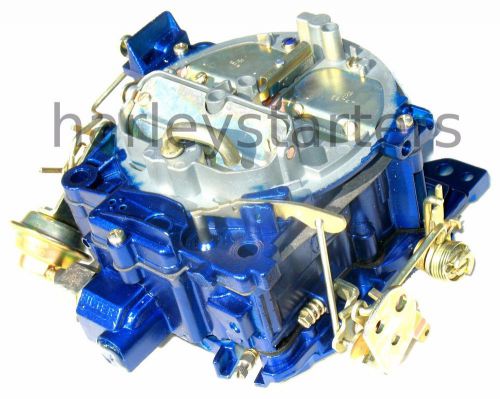 Rebuilt marine carburetor quadrajet for 305 cid v8 engines divorced choke blue
