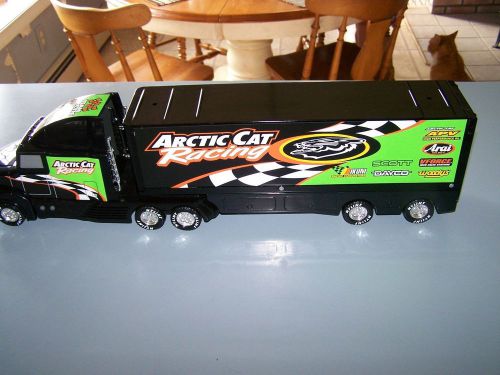 Toy truck trailer diecast arctic cat snowmobile team racing zr zrt wildcat ext z