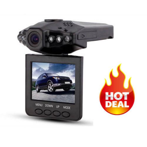 2.5&#034; hd car dvr dash cam batery/plug in portable video camera + ir night vision