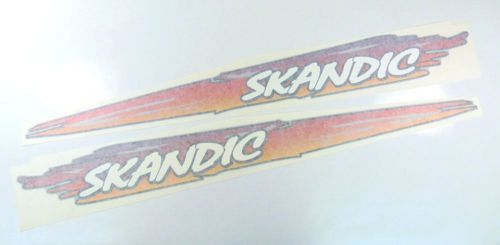 1998 genuine ski-doo skandic 380 500 main side hood nos oem decals 415110500