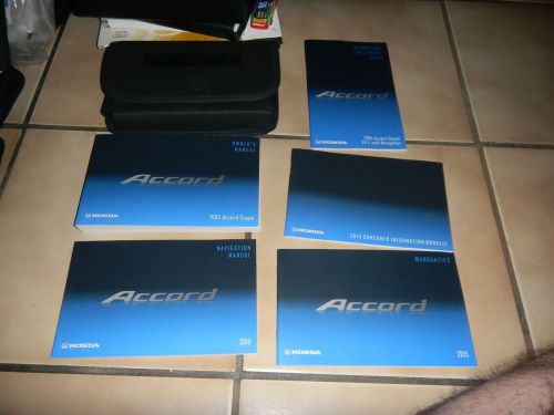 2015 honda accord coupe with navigation owners manual set + free shipping