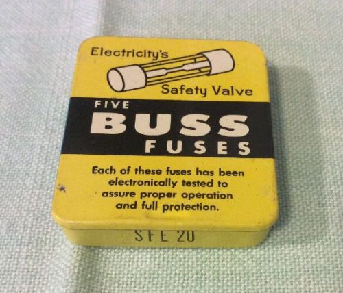 Buss sfe 20 fuses in tin sliding box (5)