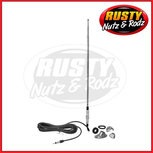 64 chevelle telescoping antenna + cable + hardware new kit