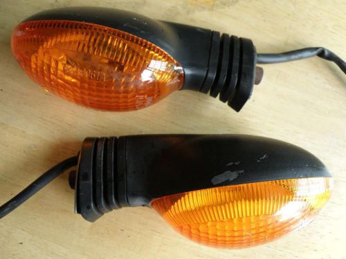 Ducati monster oem rear turn signals pair.