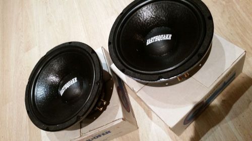 Pair of old school earthquake subwoofers eq-12 220w super bass!