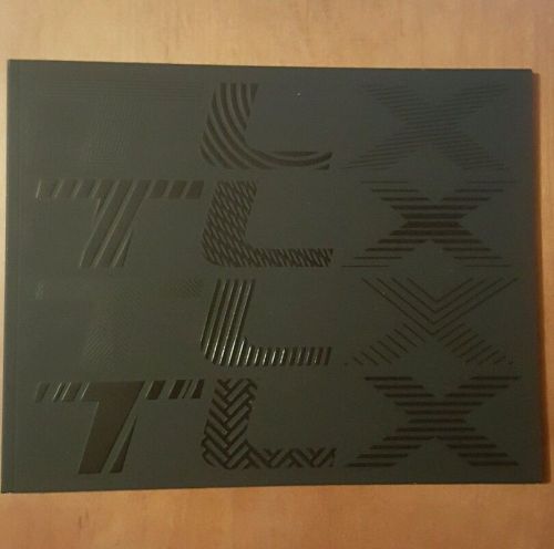 2015 acura tlx original dealer sales brochure