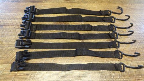 (7) polaris oem snowmobile cover j-hook straps