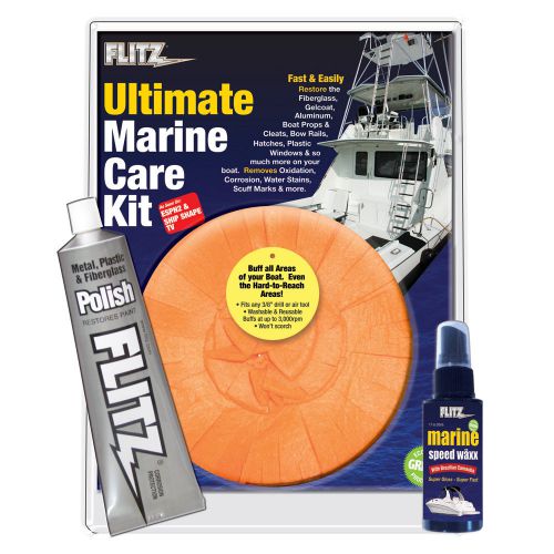 Flitz ultimate marine care kit -mk 31509