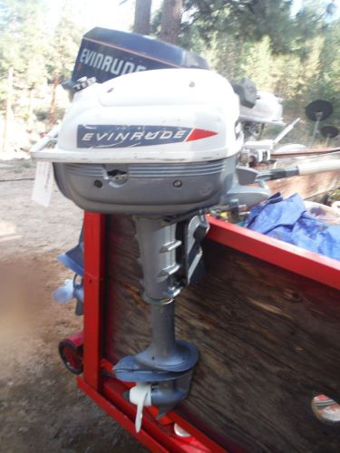 Rare vintage evinrude motor co. yachtwin 3532-a 3 hp outboard boat motor
