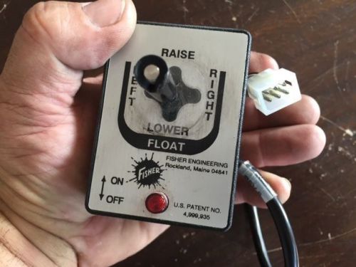 Fisher joy-stick straight snow plow control 6 pin-tested, works great