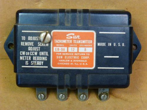 Vintage sun eb-9a 8 cyl.  12v tachometer transmitter