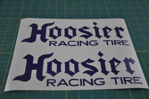 Hoosier racing tires decal stickers purple you get 2! race