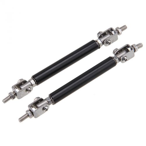 Auto car steel struts bumper protector splitter stabilizer lip bars support