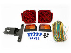 Maxworks 12 volt led trailer light kit side marker led wiring harness included