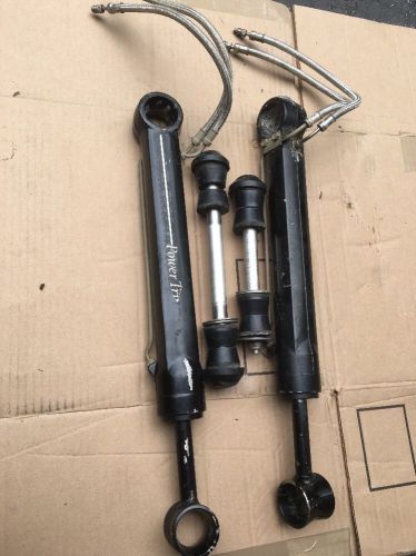 Pair mercruiser bravo hydraulic tilt and trim rams 98703 98704 cylinders + pins