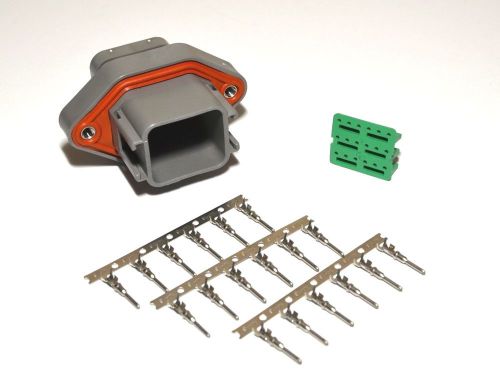 Deutsch dtv 18-pin male connector kit, 14-16 awg stamp pins from usa