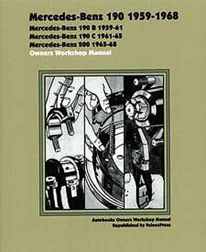 Mercedes 190 200 repair shop & service manual 1959 1960 1961 1962 1963 1964