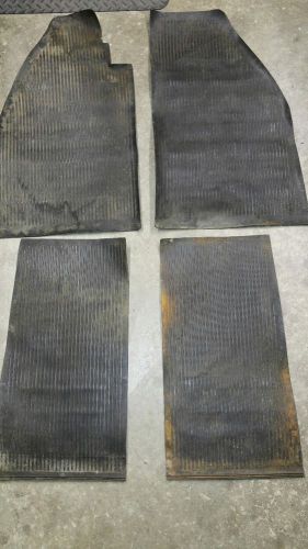 Original 1973 vw rubber floor mats