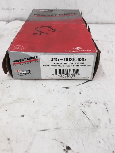 S.b. chevy plasma molly piston rings 4.035
