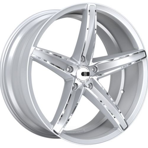 4-new xo luxury x250 st. thomas 22x9 5x108 +42mm silver w/chrome wheels rims