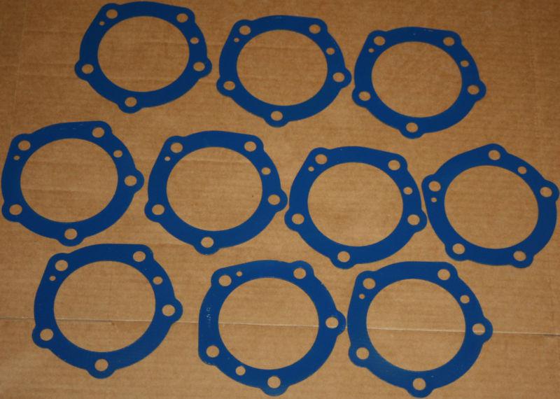 10 pack panhead blue teflon head gasket set 1948-65 74" fl motor engine #90s
