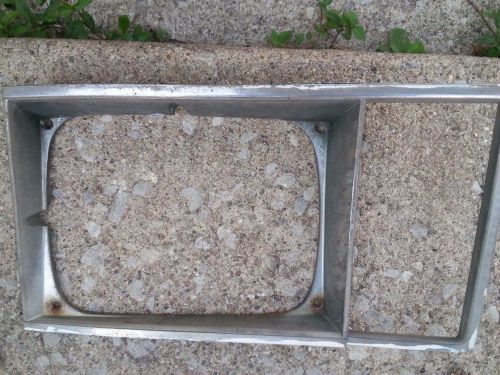 1978-1979 chevy malibu el camino headlight bezel trim passenger side used gm oem