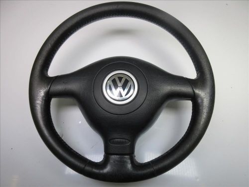 3 spoke steering wheel w/ air bag 1j0419091ae/3b0880201bj vw golf jetta 00-05