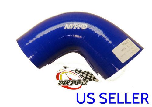 Nyppd 2&#034;- 2.5&#034;(1/2 in) inch/ 51-63 mm 90&#039; degree silicone hose reducer transitio