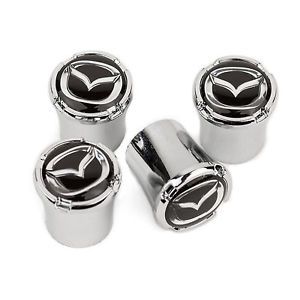 Mazda logo tire valve stem caps - usa made quality