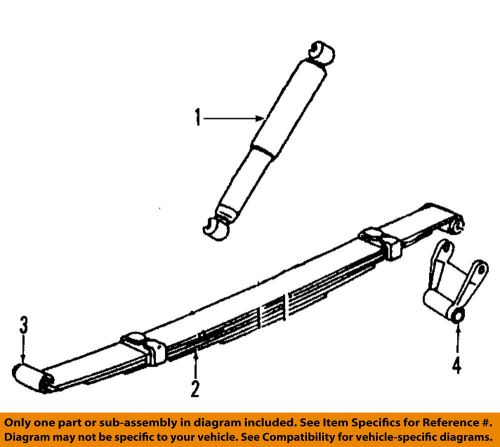 Dodge chrysler oem 06-09 ram 3500 rear suspension-spring bushing 52122069aa