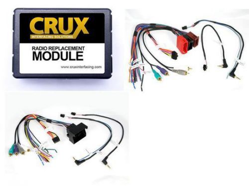 Crux swrad-55 radio replacement module for select 2001-10 audi vehicles