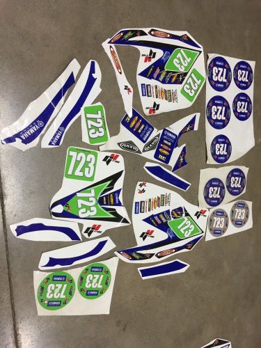 G4 walker fowler yfz450r yfz450x team yamaha graphics sticker kit gncc gytr