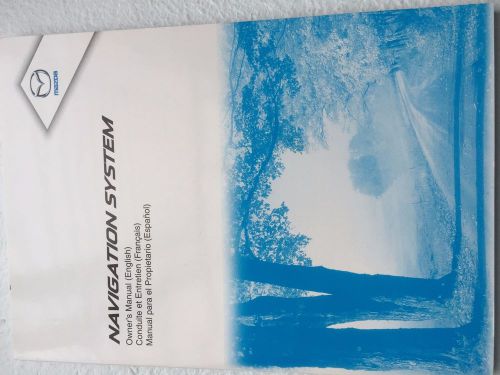 2013 mazda cx-5 cx5 factory navigation system owner manual user guide book