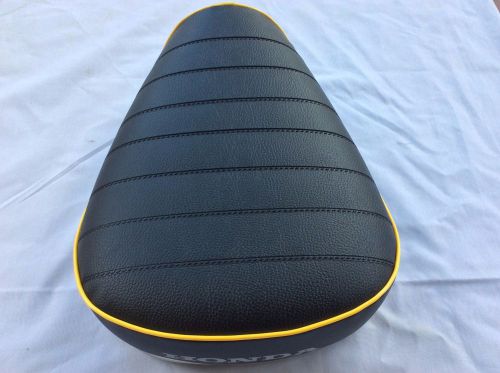 Honda ct90 k1-k3 1969-1971 brand new custom seat with *yellow piping*